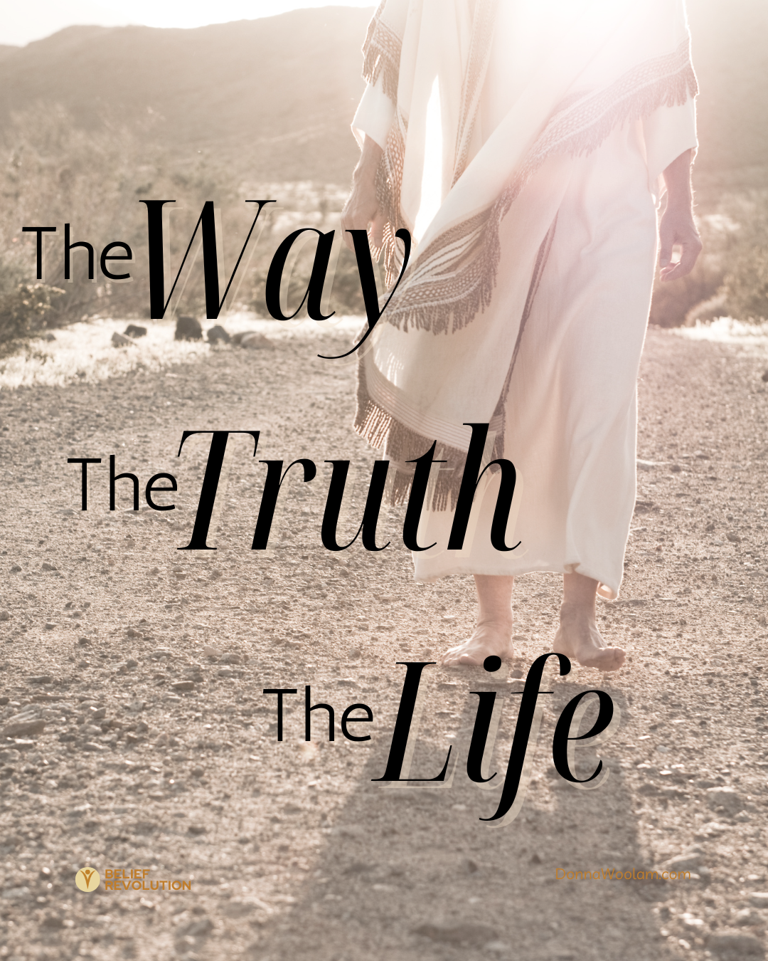Jesus Way relationships, man on road, Jesus the way the truth the life